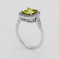 2.04 Ct. Alexandrite Ring, 10K White Gold 2