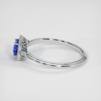 1.29 Ct. Sapphire Ring, 14K White Gold 4
