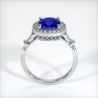 2.00 Ct. Sapphire Ring, 14K White Gold 3