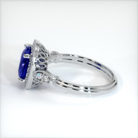 2.00 Ct. Sapphire Ring, 14K White Gold 4