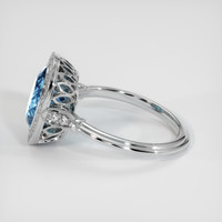 3.14 Ct. Gemstone Ring, 14K White Gold 4