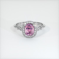 1.73 Ct. Sapphire Ring, 14K White Gold 1