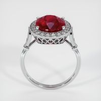 5.00 Ct. Ruby Ring, 14K White Gold 3