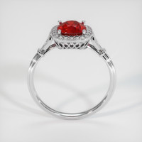 1.42 Ct. Ruby Ring, 14K White Gold 3