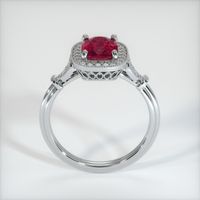 2.20 Ct. Ruby Ring, 14K White Gold 3