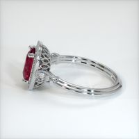 2.20 Ct. Ruby Ring, 14K White Gold 4