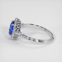 1.14 Ct. Sapphire Ring, 14K White Gold 4