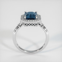 2.04 Ct. Sapphire Ring, 14K White Gold 3