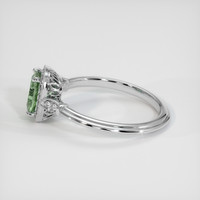 1.10 Ct. Sapphire Ring, 14K White Gold 4