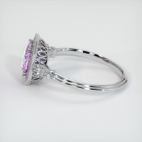 1.05 Ct. Sapphire Ring, 14K White Gold 4