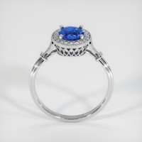1.22 Ct. Sapphire Ring, 18K White Gold 3