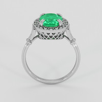 2.01 Ct. Emerald Ring, 18K White Gold 3