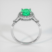 1.49 Ct. Emerald Ring, 18K White Gold 3