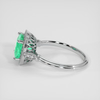 1.89 Ct. Emerald Ring, 18K White Gold 4