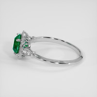 1.97 Ct. Emerald Ring, 18K White Gold 4
