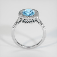 3.14 Ct. Gemstone Ring, 18K White Gold 3