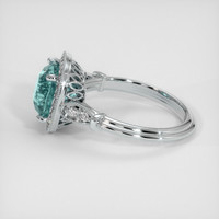 4.60 Ct. Sapphire Ring, 18K White Gold 4