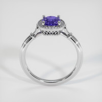 1.39 Ct. Sapphire Ring, 18K White Gold 3