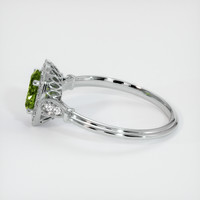 1.00 Ct. Sapphire Ring, 18K White Gold 4