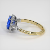 2.90 Ct. Sapphire Ring, 14K White & Yellow 4