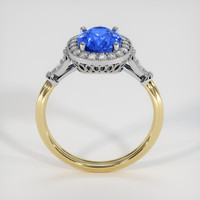 2.90 Ct. Sapphire Ring, 18K White & Yellow 3