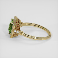 1.41 Ct. Green Sapphire Ring, 10K Yellow Gold 4
