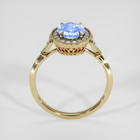 1.31 Ct. Blue Sapphire Ring, 10K Yellow Gold 3