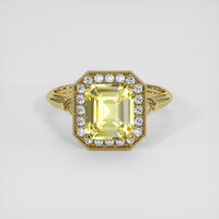 2.24 Ct. Yellow Sapphire Ring, 10K Yellow Gold 1