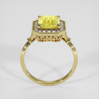 2.24 Ct. Yellow Sapphire Ring, 10K Yellow Gold 3