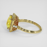 2.24 Ct. Yellow Sapphire Ring, 10K Yellow Gold 4