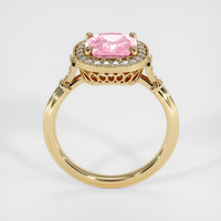 2.07 Ct. Padparadscha Sapphire Ring, 14K Yellow Gold 3