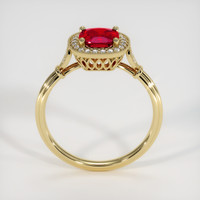 1.37 Ct. Ruby Ring, 14K Yellow Gold 3