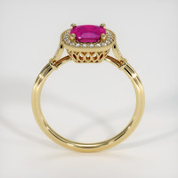 1.22 Ct. Ruby Ring, 14K Yellow Gold 3