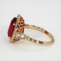 5.00 Ct. Ruby Ring, 14K Yellow Gold 4