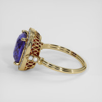 4.67 Ct. Bi Color Sapphire Ring, 14K Yellow Gold 4