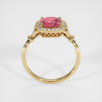 1.61 Ct. Padparadscha Sapphire Ring, 14K Yellow Gold 3