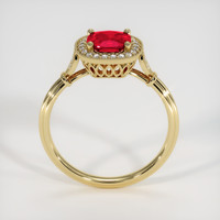 1.11 Ct. Ruby Ring, 14K Yellow Gold 3