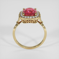 3.06 Ct. Padparadscha Sapphire Ring, 14K Yellow Gold 3