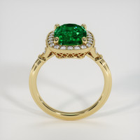 2.82 Ct. Emerald Ring, 18K Yellow Gold 3