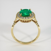 2.35 Ct. Emerald Ring, 18K Yellow Gold 3