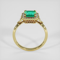 1.67 Ct. Emerald Ring, 18K Yellow Gold 3