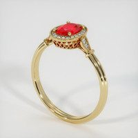Ruby Ring 0.97 Ct., 18K Yellow Gold Preview