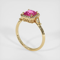 1.63 Ct. Sapphire Ring, 18K Yellow Gold 2