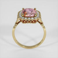 3.69 Ct. Bi Color Sapphire Ring, 18K Yellow Gold 3