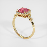 1.61 Ct. Sapphire Ring, 18K Yellow Gold 2