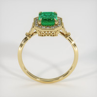 1.59 Ct. Emerald Ring, 18K Yellow Gold 3