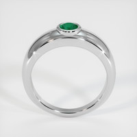 0.42 Ct. Emerald Ring, Platinum 950 3