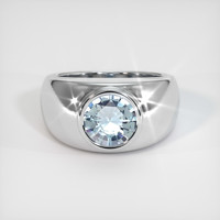 1.35 Ct. Gemstone Ring, Platinum 950 1