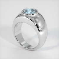 1.35 Ct. Gemstone Ring, Platinum 950 2