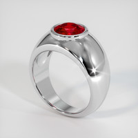 1.72 Ct. Ruby Ring, Platinum 950 2